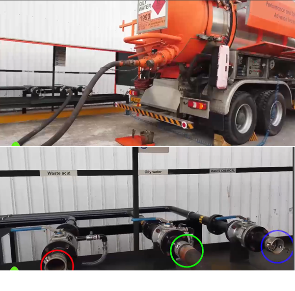 Inlet Pipe to Storage Tanks